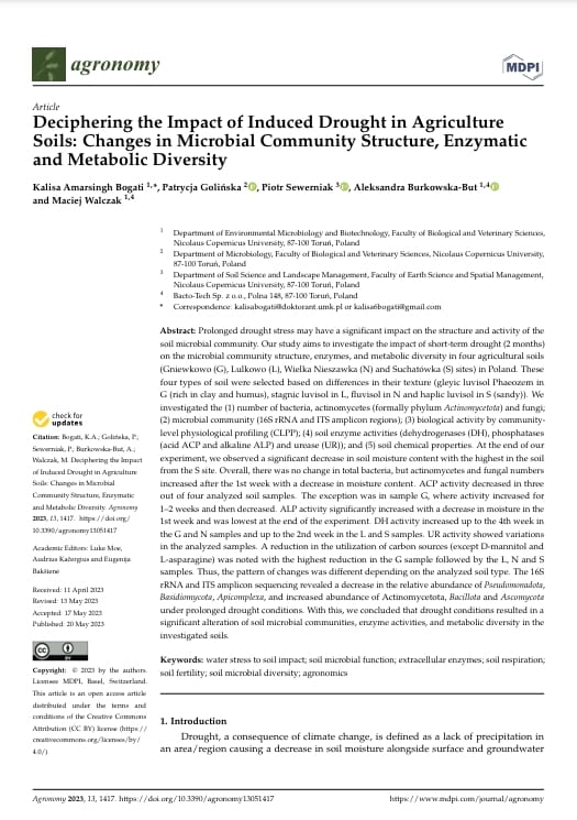 Our publications - agronomy 13 01417 v2